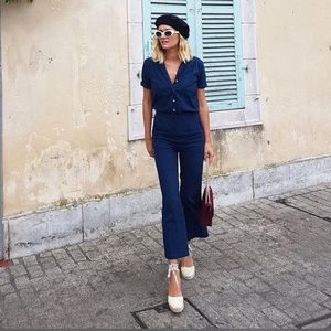 Cream tie espadrilles